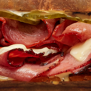 deli meat marble rye